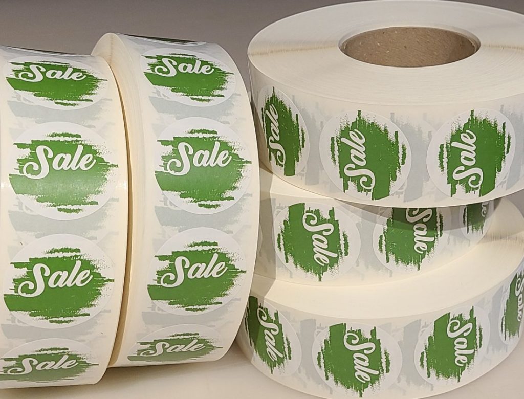 Paper Roll Label (Most Cost Effective) – Critical Designs Printing ...